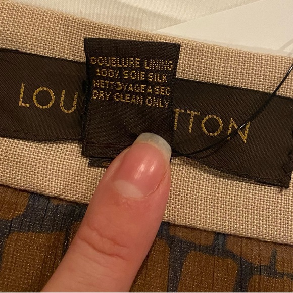 Louis Vuitton Wrap Skirt sz 38 - Picture 5 of 8